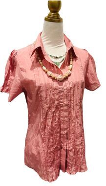 Modern Vintage Y2K Isabella Rodriguez Pintuck Pleated Polished Romantic Coquette
